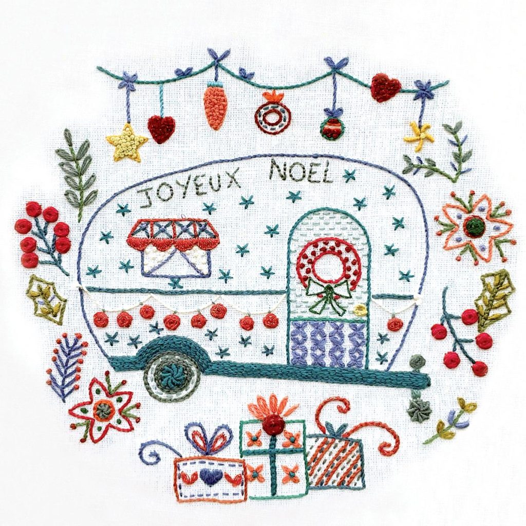 Vacances de Noël | Modèle à broder à télécharger