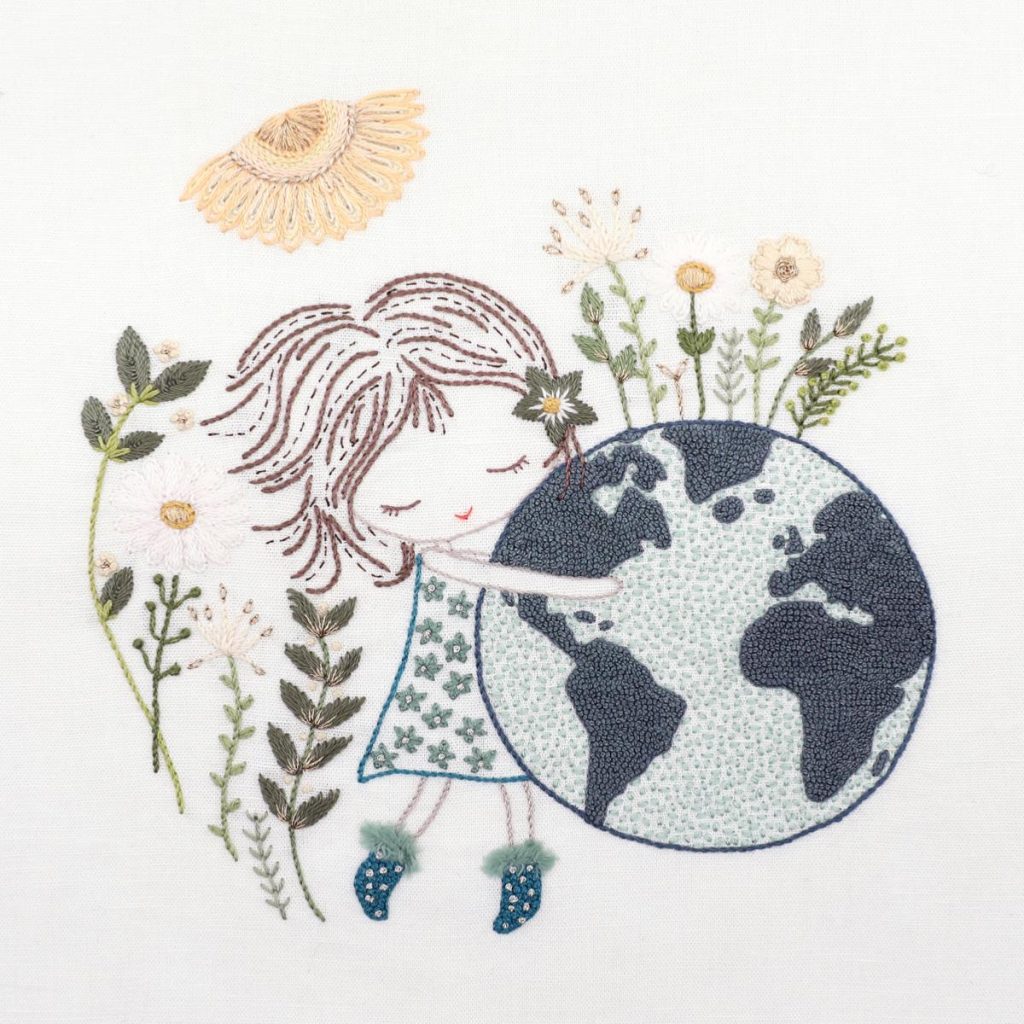 Salomé prend soin de la terre