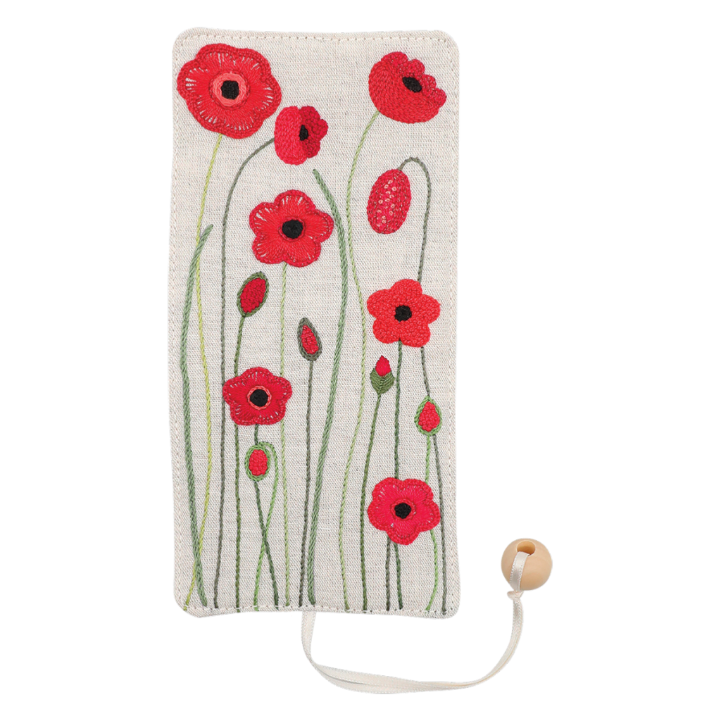 Marque-page coquelicots