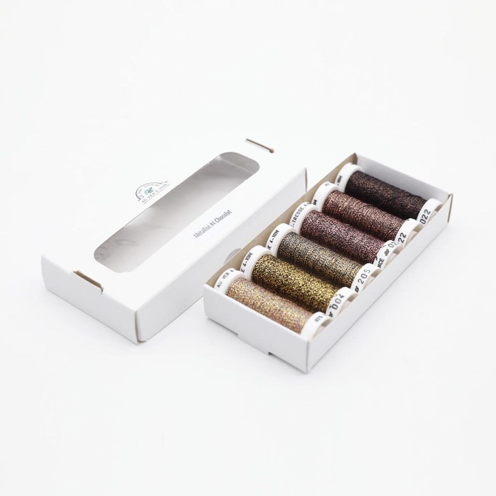Fils métallisés - Chocolat